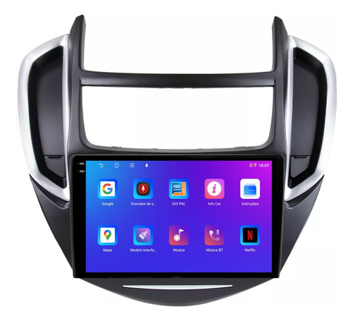 Central Multimidia Tracker 13/16 9p Carplay 4gb 64gb Android