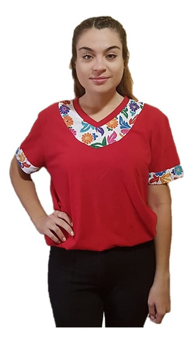 Polera Estampada Con Diseños Icónicos De México