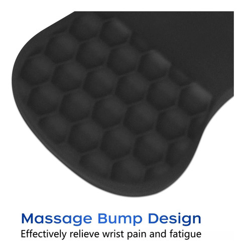 Mouse Pad Ergonômico Com Suporte De Pulso E Design
