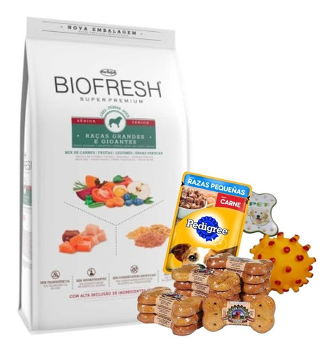 Biofresh Perro Senior Raza Grande 15kg + Regalos