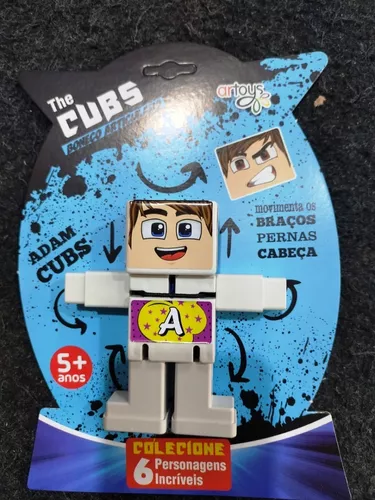 Lançamento! Boneco Minecraft Articulado The Cubs Lego Minecraft Game - adam  em Promoção na Americanas