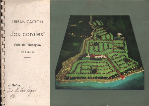 Catalogo 1958 Urbanizacion Los Corales Nepeguay El Litoral
