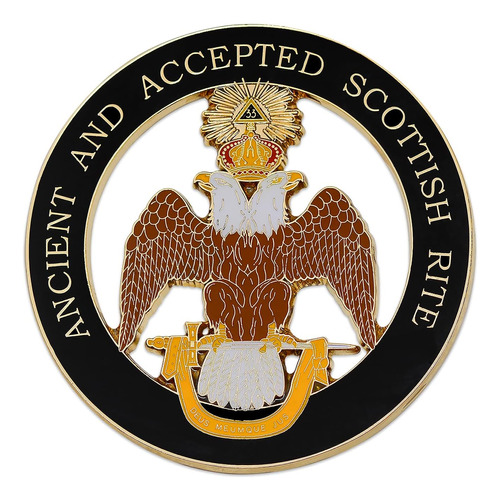 Águila De Doble Cabeza De 33º Grado (alas Abajo) Emblema De 