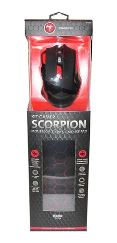 Kit Gamer Mouse + Pad Dragon Series Scorpion Kgk-251 Usb