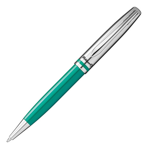 Boligrafo Pelikan Jazz Classic Turquesa Color De La Tinta Azul Color Del Exterior Verde