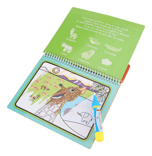 Libros Para Colorear Para Niños, Libro De Pintura Portátil,