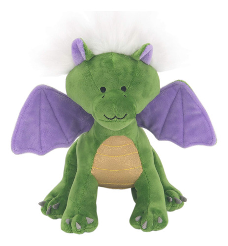 Juguete De Peluche De Corderos Y Hiedra Dragón Verde/púrp.