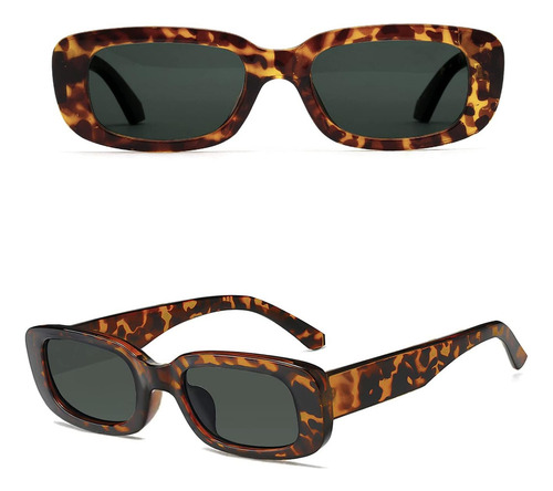 / Anteojos De Sol Tskestvy Retro Rectangular P/mujer Y