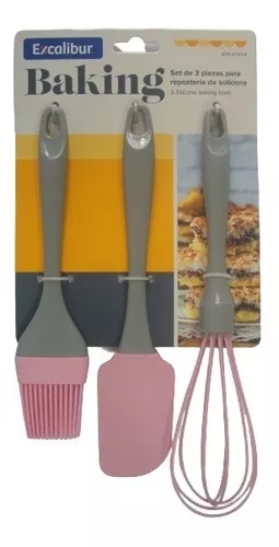 Set de pala miserable y brocha de silicón para cocina, variedad de colores  / mt190 – Joinet