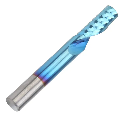 Fresa De Espiral De Una Flauta Para Aluminio XYXXBB, Diámetro De Corte 3.175 Mm, Vástago De 3.18 Mm, Para Fresadora CNC Y Grabado 3D