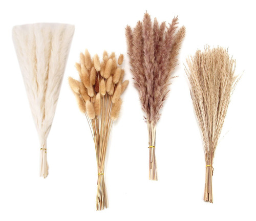 100 Units Of Dried Pampas Grass Decoration Bouquet