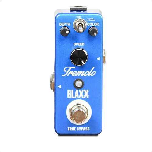Pedal Tremolo 2 Modos Para Guitarra Y Bajo True Bypass Metal