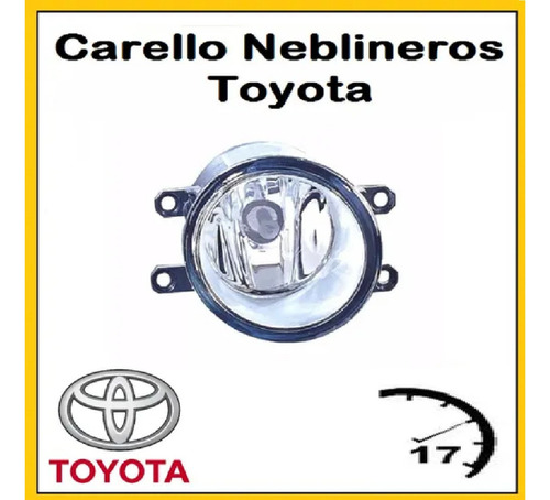 Carello Neblineros Toyota Corolla 2009 2010 2012 2014
