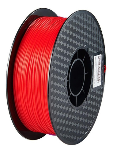 Filamento Impresora 3d 1 Kilo Pla Puro 335mt 1,75mm - Rojo