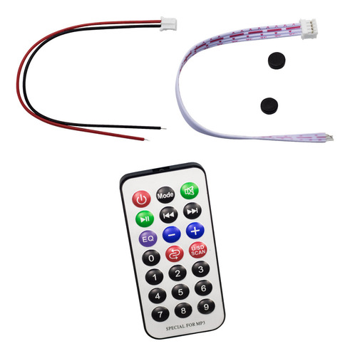 Modulo Decodificador Mp3 Usb + Bluetooth C/contro