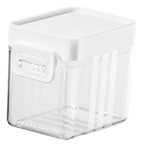 Cubo De Almacenamiento De Arroz Transparente, Reutilizable Y