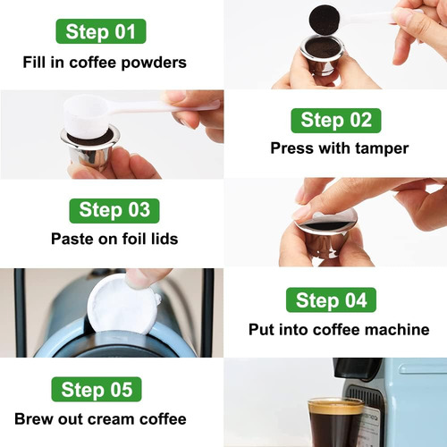 Capsulas De Café Espresso Reutilizables Capas De Café De