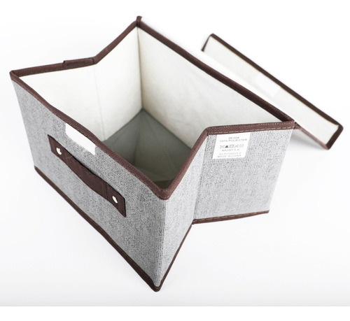 Caja Organizadora De Tela Con Tapa - Small