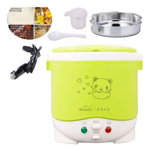 Mini Cocina Eléctrica Portátil 12v De Green