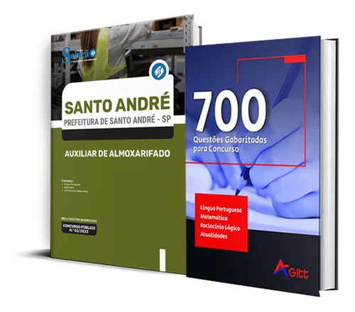 Kit Santo André Sp Auxiliar De Almoxarifado + 700 Questões
