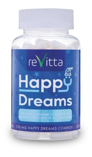 Zma Noche Happy Dreams 120 Cáps 120 Porciones Revitta