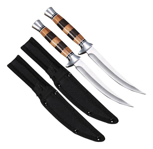 Cuchillo Para Eventos, Mxtah-002, 2 Pzas, 25cm, Acero Inoxid Color Gris Metálico