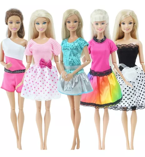 Kit de Roupas e Acessórios Para Boneca Barbie - Sheilinha 3