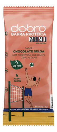 Kit 6x: Barra Proteica Chocolate Belga Dobro 25g