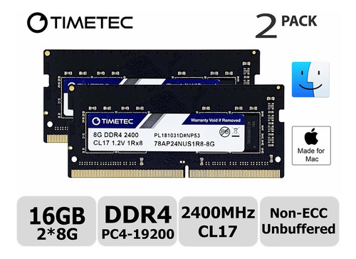 Memoria Ram 16gb Timetec Hynix Ic Kit(2x8gb) Compatible Para Apple 2017 iMac 27-inch W/retina 5k Display 2017 iMac 21.5