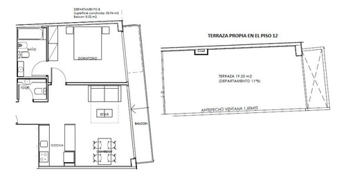Juncal 1220 Deptos 1, 1 1/2 y 2