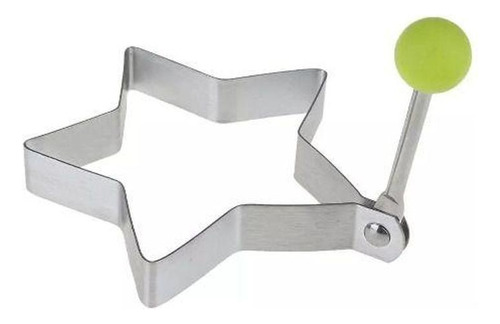 Forminha Molde Para Fritar Ovos Formato Estrela 8 Cm