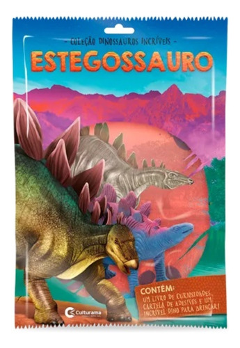 Dinossauros Incriveis - Miniatura Estegossauro, De Culturama. Editora Culturama Editora, Capa Mole Em Português