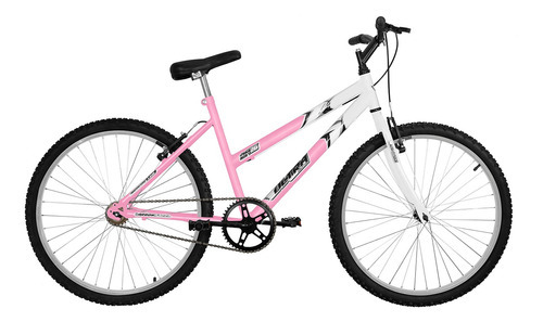 Bicicleta Aro 26 Ultra Bikes Bicolor Feminina Sem Marcha Cor Rosa Beb