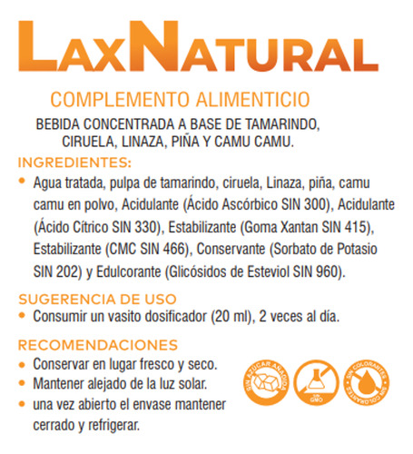 Lax Natural 250ml Lima Naturals
