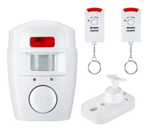 Kit Alarme Sem Fio Residencial Sensor Presença + 2 Controles