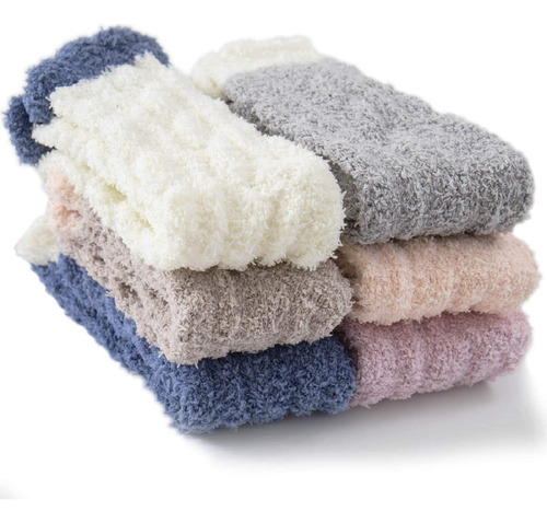 Calcetines Para Mujer, Cálidos Y Suaves Y Esponjosos,