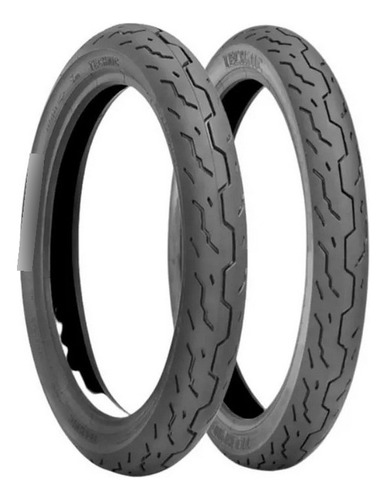 Par Pneu Speed Technic 90/90-18 + 80/100-18 Uso Sem Camara