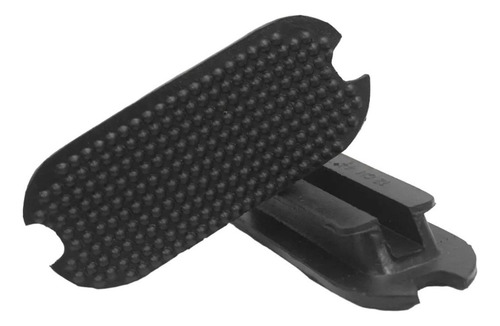 Borracha De Estribo Para Sela Cavalo Montaria Instep Preta