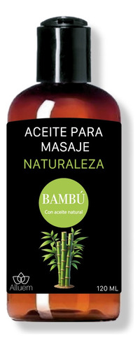 Aceite Para Masajes De Bambú 100% Puro Orgánico
