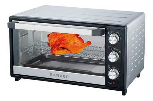 Horno de mesa eléctrico Ranser HE-RA54CV 54L gris/negro 220V