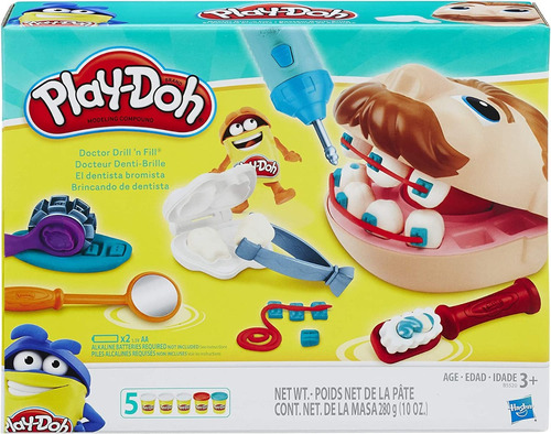 Hasbro Play-doh Juego De Masa Dentista Jugueteria Bunny Toys