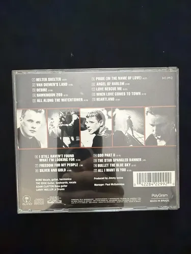 Cd U2 Rattle And Hum Lacrado The Police Inxs Springsteen
