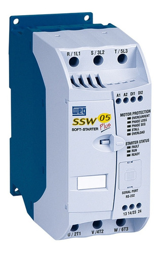 Arrancador Suave Soft-starter Weg 10052031 Ssw05 20hp 220v