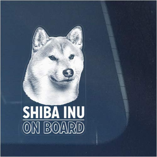 Shiba Inu De Pegatinas De Vinilo Transparente Diseño D...