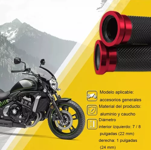 Manillar De Moto Negro Universal 22mm Diámetro Moto