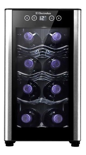 Cava Electrolux Erw085 8 Botellas Negra