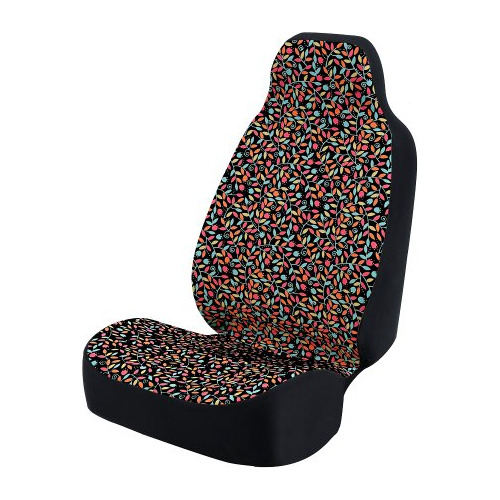 Funda De Asiento Universal Fit 50/50 Bucket Flower Fash...