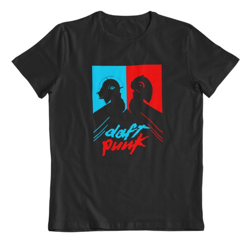 Camiseta Daft Punk Electrónica Rock Colors