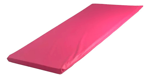 Colchonete Solteiro Alojamento D23 60x1,90x5 Cm Impermeável Cor Rosa (60 Cm)