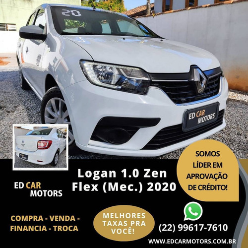 Imagem 1 de 8 de Renault Logan 1.0 12v Sce Flex Zen Manual